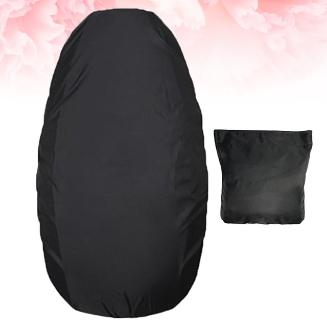 YSNOOWE Protector Negro Para Cojín De Motocicleta Con Resistente Y Almacenamiento Integrado