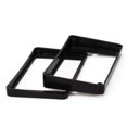 thumbnail image 3 of Curved Humbucker Pickups Frames Mounting Rings for LP up Curved Electric Guitar Black, 3 of 9