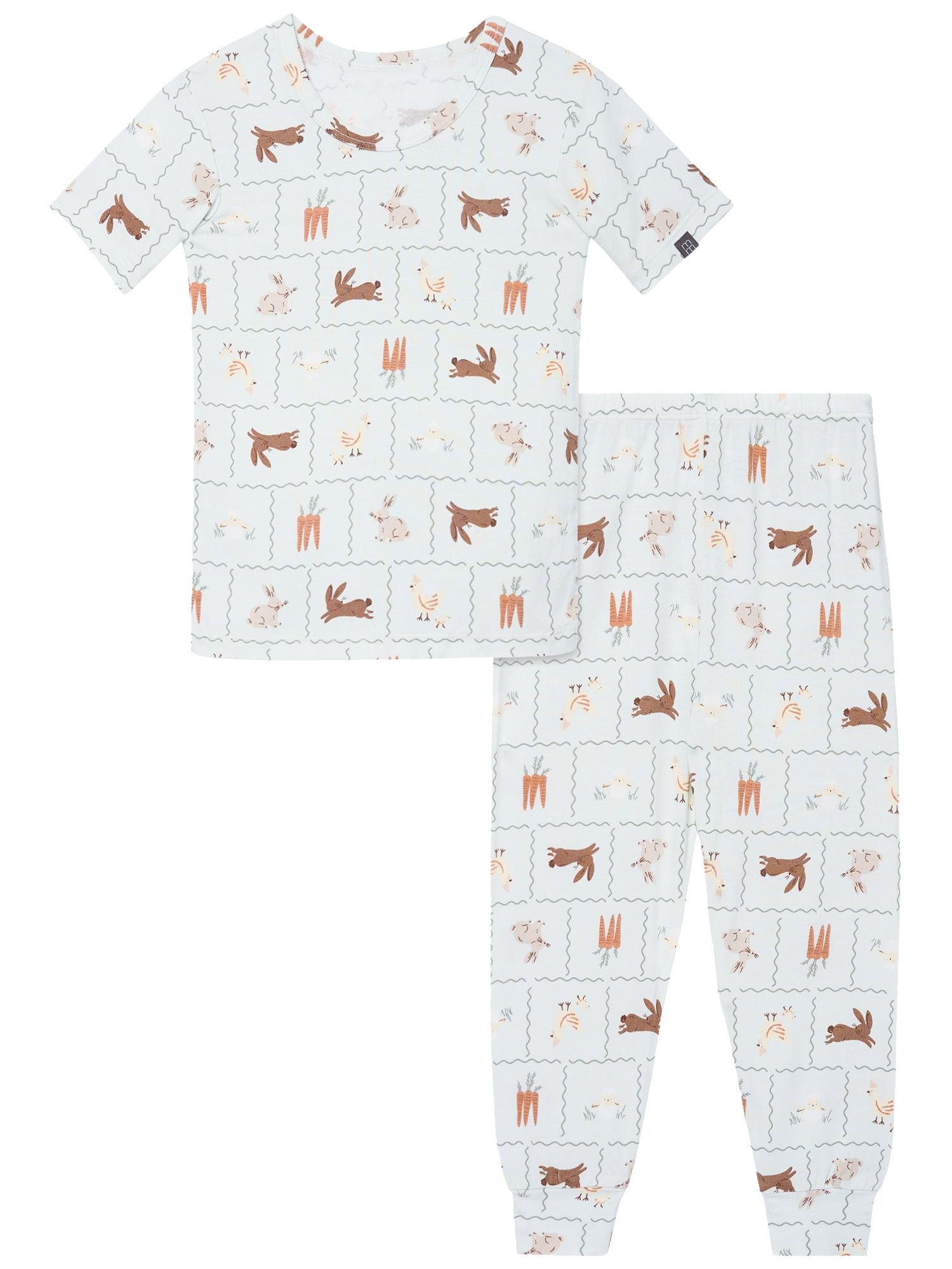 Modern Moments by Gerber Toddler Neutral Super Soft Easter Pajama Set, 2-Piece, Sizes 12M-5T