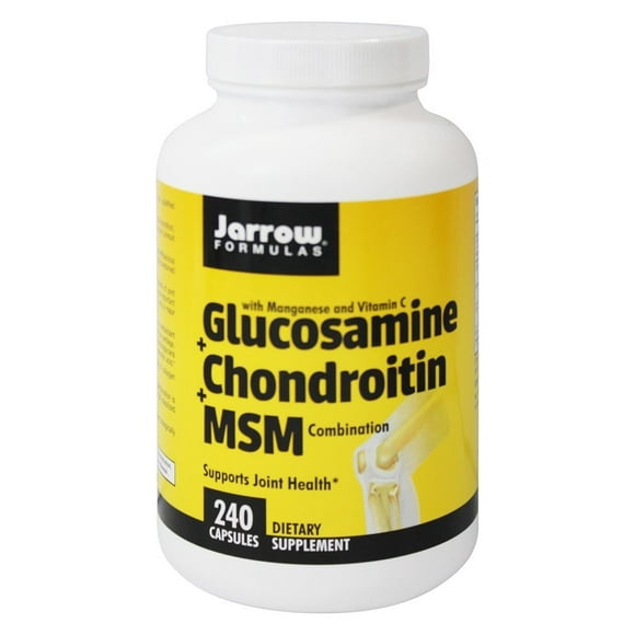 Jarrow Formulas - Glucosamine + Chondroitin + MSM - 240 Capsules