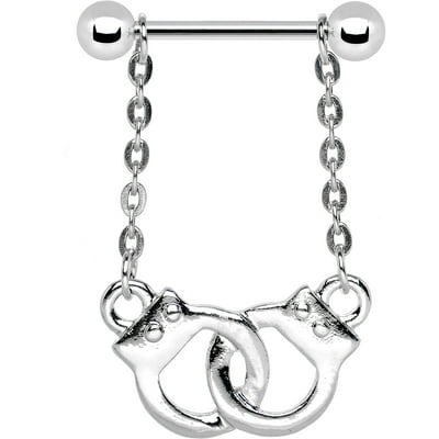 Prisoner of Love Steel Handcuffs Dangle Nipple Ring Senegal Ubuy