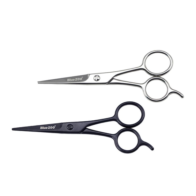 2 Paquetes De Acero Inoxidable, Pelo Fino, ñas, Tijeras, Cejas, , Barba, , Corte Facial, Herramienta Cosmética, Plate Macarena Recortador de cejas