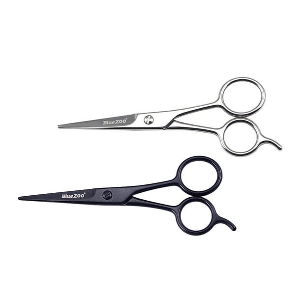 2 Paquetes De Acero Inoxidable, Pelo Fino, ñas, Tijeras, Cejas, , Barba, , Corte Facial, Herramienta Cosmética, Plate Macarena Recortador de cejas
