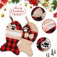 thumbnail image 3 of Medias de Navidad para gatos domésticos de 19 pulgadas, calcetines colgantes de peces de chimenea de arpillera grandes JAMW Sencillez, 3 of 5