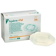 3M 3582 Tegaderm+Pad Transparent Film Dressings 2 in. x 2-¾ in. (Box of 50)