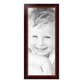 thumbnail image 2 of ArtToFrames 12" x 29" Honors Mahogany with Black Picture Frame, 12x29 inch Brown Wood Poster Frame (WOM-5154), 2 of 7