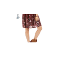 thumbnail image 3 of Style & Co Women's Floral Print Smocked Dress Wine Size XL, 3 of 3