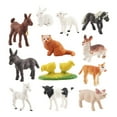 thumbnail image 3 of 12 Piezas de Animales en Miniatura CUTICAT Juguetes Educativos Figuras de animales, 3 of 8