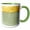 Green/White, variant on 3drose, Sparkling Mint Luxury Elegant Girly Trendy Mermaid Scales Glitter, 15oz Mug