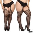 thumbnail image 1 of Porte-jarretelles en Résille Bas Collants Cuisse Haute Été Aguichant Chaud 1110 Taille Unique, 1 of 4