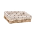 thumbnail image 2 of Baneta de almacenamiento Contenedor de contenedor apilable MacRame Caja de decoración Bandeja decorativa para frutas de cena comida para el 27cmx17cmx7cm, 2 of 8