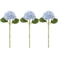 thumbnail image 2 of Dongrere 3 Pcs Artificial Hydrangea Flowers Faux Blue Flowers for Home Wedding Garden Party Decoration, 2 of 9