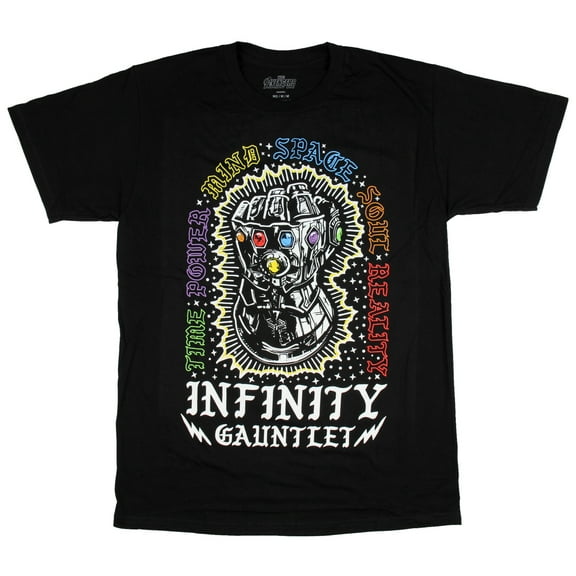 Marvel The Avengers Infinity War Infinity Gauntlet Men's T-Shirt (Medium)