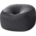 thumbnail image 1 of CHUN YI Bean Bag Seat Cover Textured Grid Stretch Slipcover with Zipper (L, Gray), 1 of 6