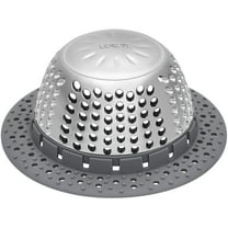 LEKEYE Drain Hair Catcher/Bathtub Drain Cover/Drain Protector for Pop-Up & Regular Drains(Patented Product)