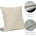 thumbnail image 4 of Vintage Floral Pillow Covers 20x20 Inch Set of 2 Beige and Cream Flower Outdoor Decorative Throw Pillows Cute Small Floral Print Rustic Farmhouse Pillowcases Cotton Linen Cushion Cover for Couch Decor, 4 of 6