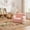 Pink, variant on ELLEGNT Kids Couch - Comfy Toddler Chair with Removable Cover, Non-Slip Bottom, and Easy-Carry Handle Blue