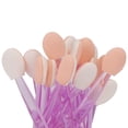thumbnail image 3 of 100PCS Disposable Dual Sides Eye Shadow Sponge Applicator Eyeshadow Brushes Makeup Brush (Purple), 3 of 7