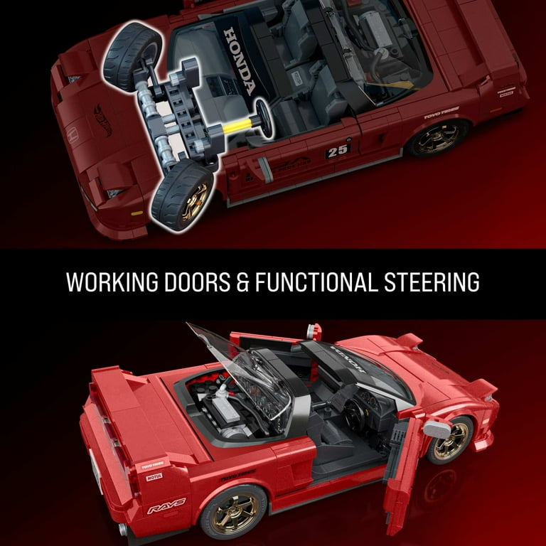 Mattel Brick Shop Hot Wheels '90 Acura NSX Building Toy (876