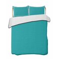 thumbnail image 2 of Quilts Twin Size, Pure Teal Green Soft Comforter Bedding Set for Bed, Simple Solid Color Lightweight Quilted Bedspread with Pillow Cover(2 Pieces) for All Season, 68x86 Inch, 2 of 6