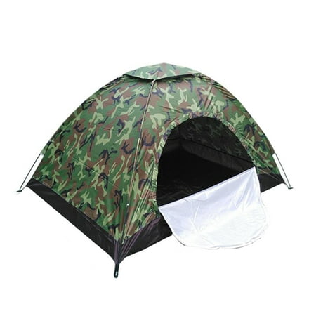 Jinveno Camouflage Waterproof Manual Beach Tent Outdoor Camp Hunting ...