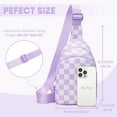 thumbnail image 6 of Lomyolo Sling Bag Crossbody Bag Fanny Pack Women 2025 Cute Chest Bag- Valentines Day Birthday Christmas Gifts for 4 5 6 7 8 9 10 11 12 13 Year Old Teens Daughter - Purple, 6 of 6