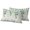 White Green, variant on Outdoor Pillow Covers 26x26 Set of 2, Green Eucalyptus Leaves Waterproof Patio Throw Pillow Covers for Couch Sofa Chair, Spring Daily Flowers Botanical Linen Decorative Pillowcases for Throw Pillows