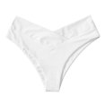 thumbnail image 3 of UFOUND Women's V Cut High Waist Swim Bottom Hipster High Cut Bikini Swimsuit Bottom Classic Swimwear Summer Hawaii Beachwear, 3 of 7
