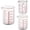 1/2Cups/1Cups/2Cups Measuring Cup Set, variant on High Borosilicate Glass Measuring Cup-V-Shaped Spout,Glass Measuring Beaker for Kitchen or Restaurant, Easy to Read, 60 ML (2 Oz)-Pack of 2