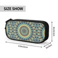 thumbnail image 3 of Uemuo Round Mandala1 Printed Pencil Pen Case, Portable Pencil Pouch with Zipper, Compact Stationery Bag Makeup Bag, Pencil Bag for Home Office, 3 of 9