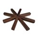thumbnail image 5 of Salvamanteles de madera, tapete de madera para mesa, almohadilla resistente al calor, posavasos plegable para platos, soportes para ollas calientes, nuez, 5 of 9