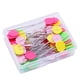thumbnail image 1 of DressMinking Pasados ​​Bordado Posicionamiento DIY Craft Fijación Sastre Quilting Costura Agujas Herramientas Accesorios Color Random Flower 100pcs tholdsy HA012259-17, 1 of 6