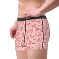 thumbnail image 2 of Uemuo Cute Pink Squirrel Pattern Men's Boxer Briefs,Trunk Anti-Chafing,Comfortable, Durable, and Stylish Underwear-, 2 of 9