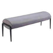 Glatt Bench Gray Bench, Modern Style, Seats up to 2, Plywood, Indoor Living