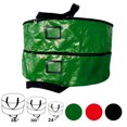 thumbnail image 3 of Coofit Garland Holiday Container Zippered Wreath Organizer Wreath Storage Bag for Xmas, 3 of 6