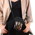 thumbnail image 4 of HELLHERO Women Crossbody Bag for Women Travel, Outdoor and Daily Use Lotus Watercolor Tote Women Shoulder Bag Double-layer, 4 of 7