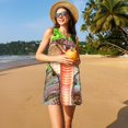 thumbnail image 3 of Fotbe Cobra Snake Vestido de Verano sin Mangas para Mujer – Vestido Midi Línea A, Estilo Camiseta Floral, Vestido Playero Casual y Fluido, 3 of 7