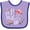 Lavender and Purple, variant on Inktastic Our First Mother's Day- Pink Flowers Boys or Girls Baby Bib