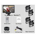 thumbnail image 1 of 7" LCD Color TFT Rear View Monitor 800*480 for Bus Truck RV IR LED Back up Reverse Camera 4-pin Connector ,Clear Images, 1 of 6