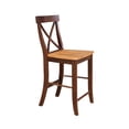 thumbnail image 6 of Home Square Furniture X-Back Counter Height Stool - Set of 2, 6 of 11