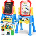 thumbnail image 1 of Pizarra magnética Easel STEAM Life de doble cara 4 en 1 para niños, 1 of 9