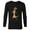 Black, variant on The Lion King Confident Timon - Long Sleeve T-Shirt for Men -Customized-Black