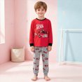 thumbnail image 2 of HFHAPW Toddler Girl Boys Pajamas Set Kids PJs Fall Winter Sleepwear 2 Piece Long Sleeve Top and Pants Jammies, 2 of 8