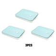 thumbnail image 2 of Methold 3 unids/set caja para el frigorífico para almacenamiento conveniente de alimentos contenedor de almacenamiento de alimentos caja de Termómetros de acuario Verde Matcha 1 capa y 1 funda, 2 of 6