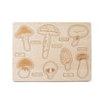 thumbnail image 2 of Rompecabezas de madera sobre el ciclo del crecimiento: material didáctico científico y puzles de desenredado. Champiñón, 2 of 9