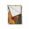 thumbnail image 2 of Spice Soft Flannel Fleece Throw Blanket, Overview Picturesque of Various and Healthy Aromatic Additives and Vegetables, Cozy Plush for Indoor and Outdoor Use, 50" x 70", Multicolor, by Ambesonne, 2 of 6