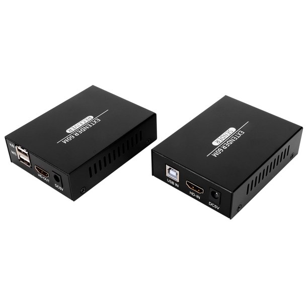 Extensor KVM HD Operación Remota de 197 Pies 1080P 60Hz con Funciónpara Operaciones de Ingeniería ANGGREK Otros