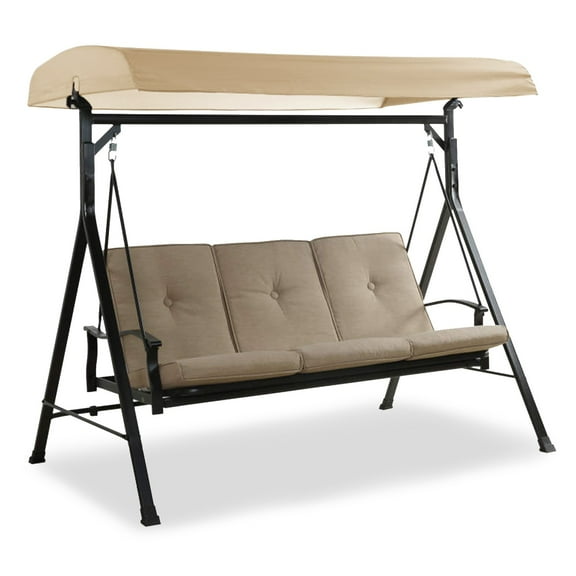 Garden Winds Replacement Canopy Top Cover for Boulder Bridge Swing - 350