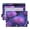 Purple Rose, variant on 2 Pack Expandable Flip Folders with Clear PVC Window Binder Pouches 3-Ring Binder Organizer Watercolor Pink and Purple Roses