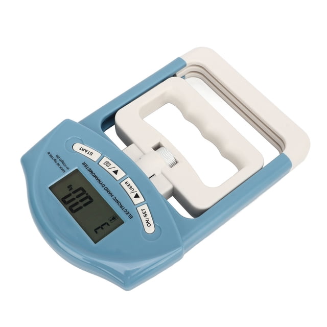 Digital Hand Dynamometer Grip Strength Measurement Meter Hand Grip Strength Tester Blue
